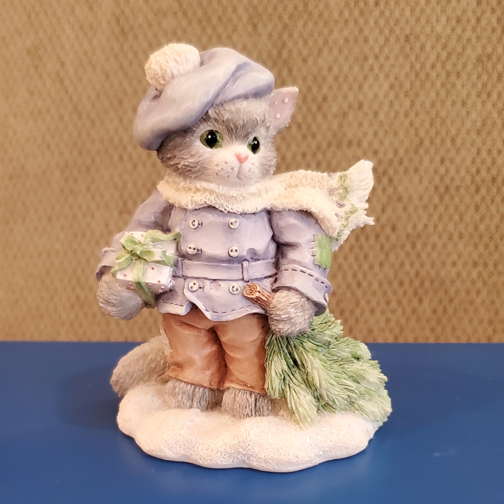 1995 Oh Tannenbaum Calico Kittens Priscilla Hillman Numbered Stamped